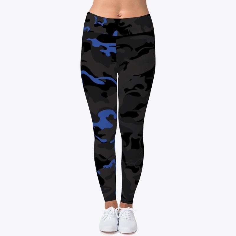 Camo Split - Blue Black