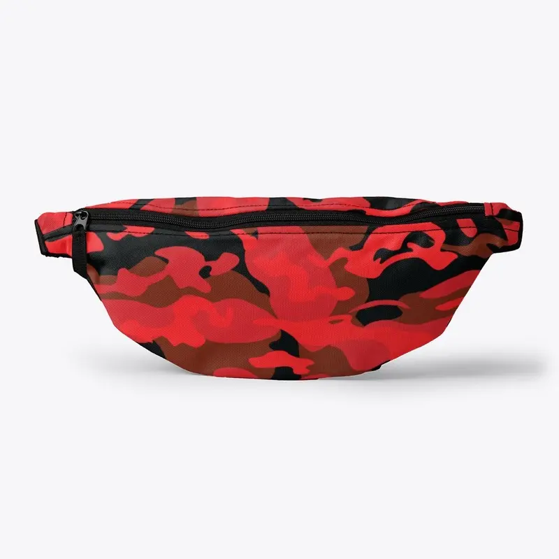 Camouflage Flame Red - Dark Red