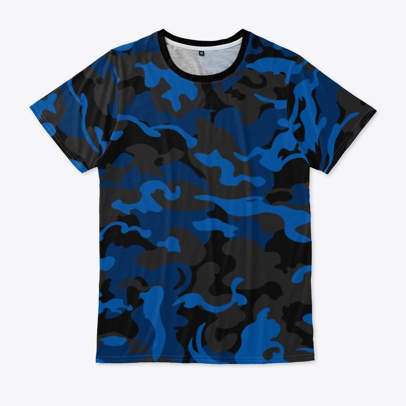 Camouflage Black Blue