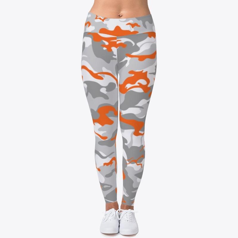 Camouflage Gray Orange