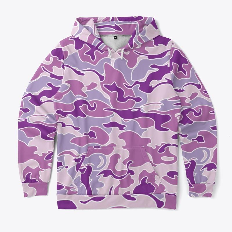 Camouflage Purple Clouds