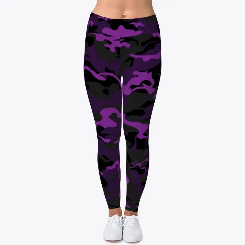 Camouflage Black Purple