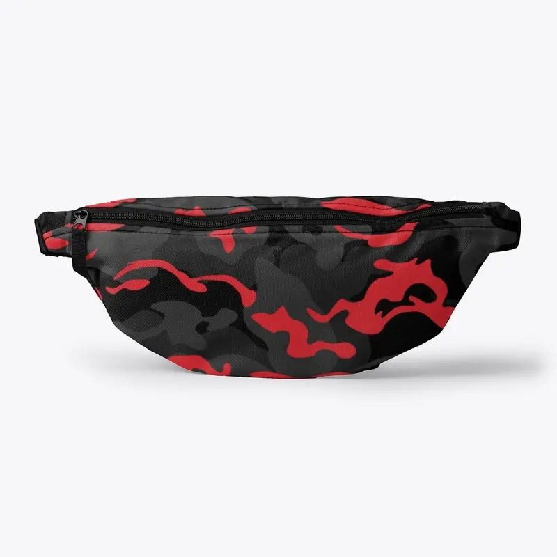 Camouflage - Black Red